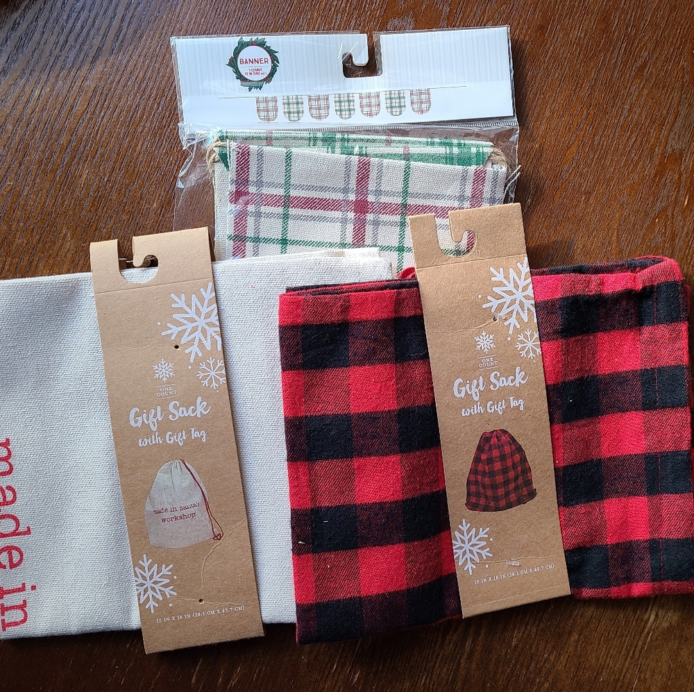 Christmas Gift Sack and Banner